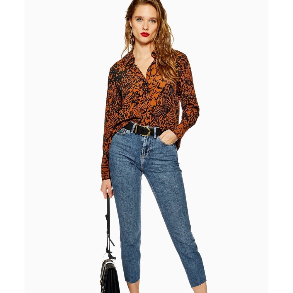 Topshop Straight Jeans